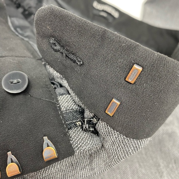 Women’s Express Editor Gray and Black Pants Size 4R - Picture 10 of 13